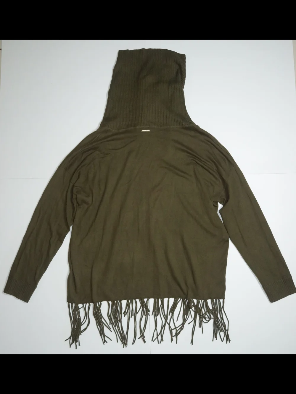 Michael Kors Sweater Women's XL Turtle Neck Olive Green